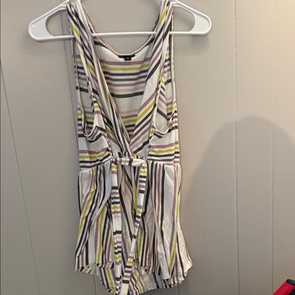 Torrid Multicolor Striped Sleeveless Top